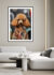 Plakat Vintage Pudel