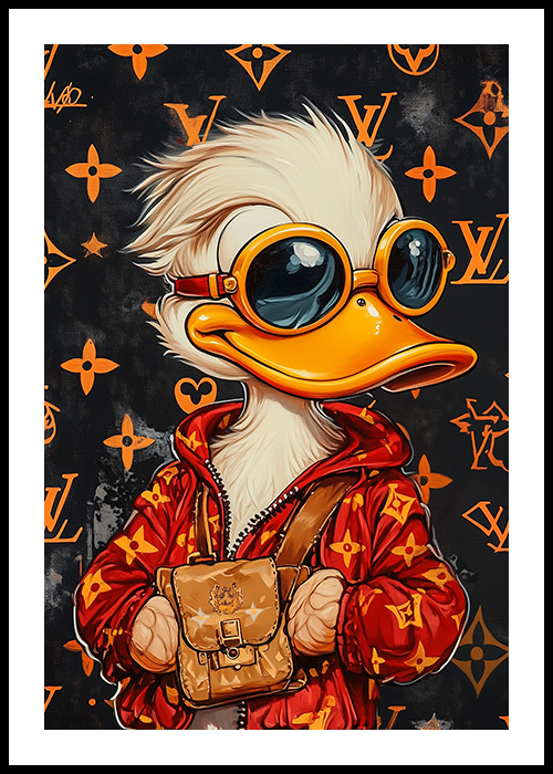 Plakat Sknerus Retro LV